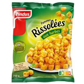 FINDUS Pommes de terre risolées aux herbes 750g