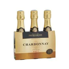 Patriarche Chardonnay Brut, 12%Vol. (3x20cl)