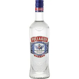 POLIAKOV Vodka pure grain triple distilled 70cl