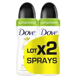 DOVE Déodorant Anti-Transpirant Freesia & Fleur de Violette Invisible Dry Advanced Care 2x100ml