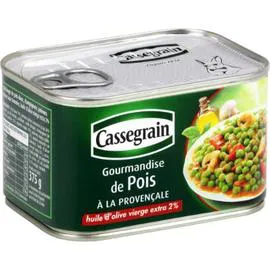 CASSEGRAIN Gourmandise de Pois à la Provençale 375g