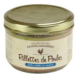 Rillettes de poules 100% volaille canard (200g)