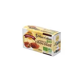 LA BOITE À CAKE Bio Cake 5 Mini Cakes Aux Pépites De Chocolat Bio 175g