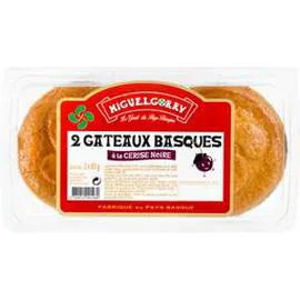Gâteau basque à la cerise noire (2x90g)