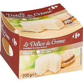 Fromage Le Délice de Créme Fondant Et Gourmand (200g)