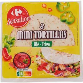 Mini tortillas de blé (200g)