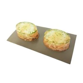 Aspic oeuf poche saumon fumé (2x90g)