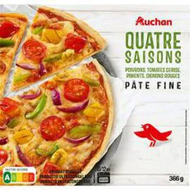 Pizza pâte fine 4 saisons (366g)