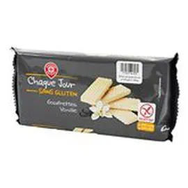MARQUE REPÈRE, CHAQUE JOUR SANS GLUTEN Gaufrettes vanille 125g