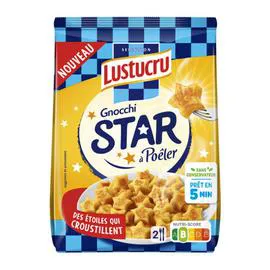 LUSTUCRU Gnocci Star à poêler 300g