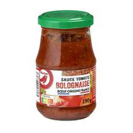 Sauce tomate bolognaise origine France en bocal (190g)