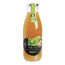 Jus de pommes pur jus Bio (75cl)