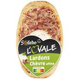 Pizza Lardons & Chèvre affiné (200g)
