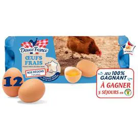 Oeufs Frais Datés du Jour de Ponte (x12)