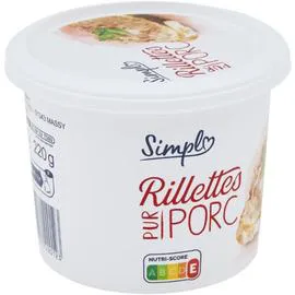 Rillettes pur porc (220g)