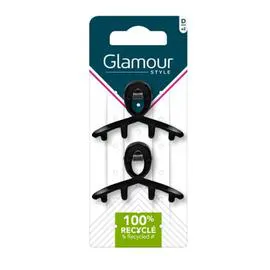 Pinces à Cheveux Noir (x2)