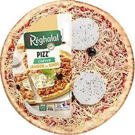 Pizza chèvre jambon de dinde halal (450g)