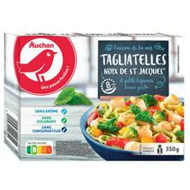 Tagliatelles noix de St Jacques et ses petits légumes sauce pesto (350g)