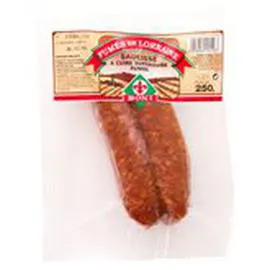 Saucisse à cuire supérieure Fumée au bois Boni x2 (250g)
