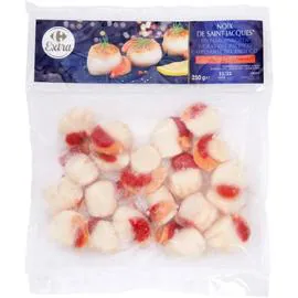 CARREFOUR EXTRA Noix de Saint-Jacques avec corail 11/22 250g