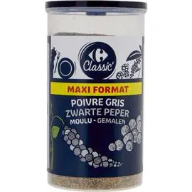 Poivre gris moulu (90g)