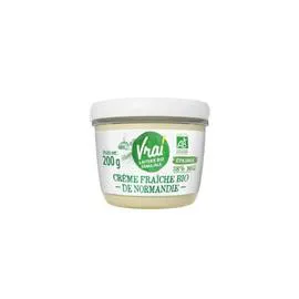 VRAI Crème fraîche Normande bio 200g