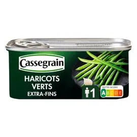 CASSEGRAIN Haricots verts extra-fins cueillis main 110g