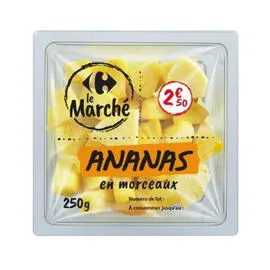 Ananas en morceaux (250g)