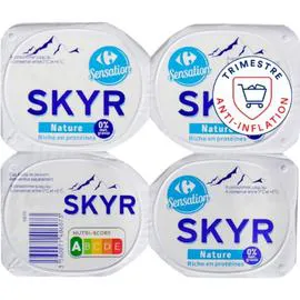 Fromage frais Skyr nature 0% MG (4x100g)