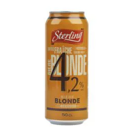 Bière blonde 4,5% boîte (50cl)