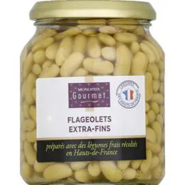 MONOPRIX GOURMET Flageolets extra-fins 215g