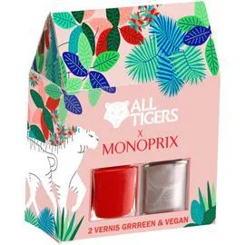 Coffret 2 vernis green & vegan (x2)