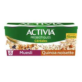 Yaourt céréales muesli quinoa noisette bifidus (8x125g)