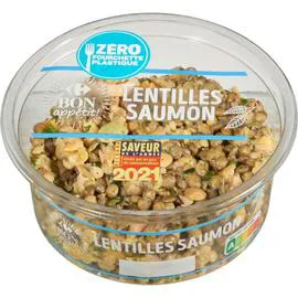 Salade lentilles saumon (250g)