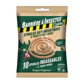Anti moustiques spirales (x10)