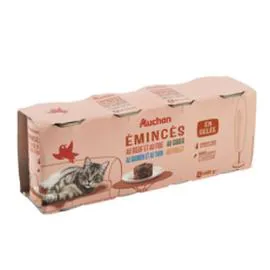 Emincés en gelée multi variété boite pour chat (4x400g)