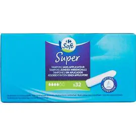 Tampons sans applicateur super (x32)