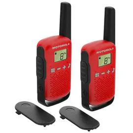 Pack de 2 Talkies Walkies TALKABOUT T42 - B4P00811RDKMAW - Rouge (l'unité)