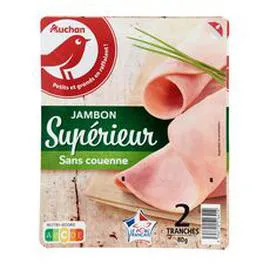 Jambon supérieur sans couenne (80g)