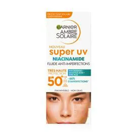 GARNIER, AMBRE SOLAIRE Fluide anti-imperfections super UV niacinamide SPF50 40ml