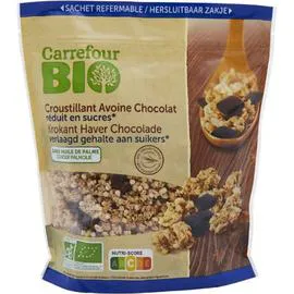 CARREFOUR BIO Céréales bio avoine chocolat 500g