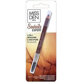 Crayon à Sourcils Expert 2en1 Châtain (l'unité)