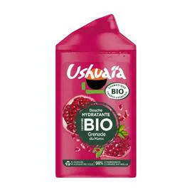 USHUAÏA Gel douche hydratant grenade du Maroc BIO 250ml