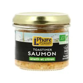 PHARE D'ECKMÜHL Rillettes De Saumon Aneth Et Citron Bio 90g