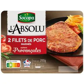 Filets de porc marinés à la provençale (200g)