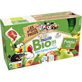 Purée pomme sans sucres ajoutés BIO (12x90g)