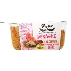 PIERRE MARTINET Taboulé Berbère légumes semoule dattes cumin 250g