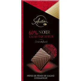 Chocolat noir de cacao (80g)