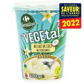 Dessert végétal lait de coco vanille (400g)