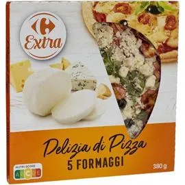Pizza 5 fromages (380g)
